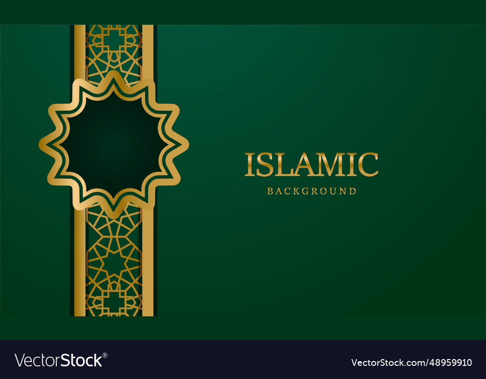 Ramadan kareem greeting banner background Vector Image