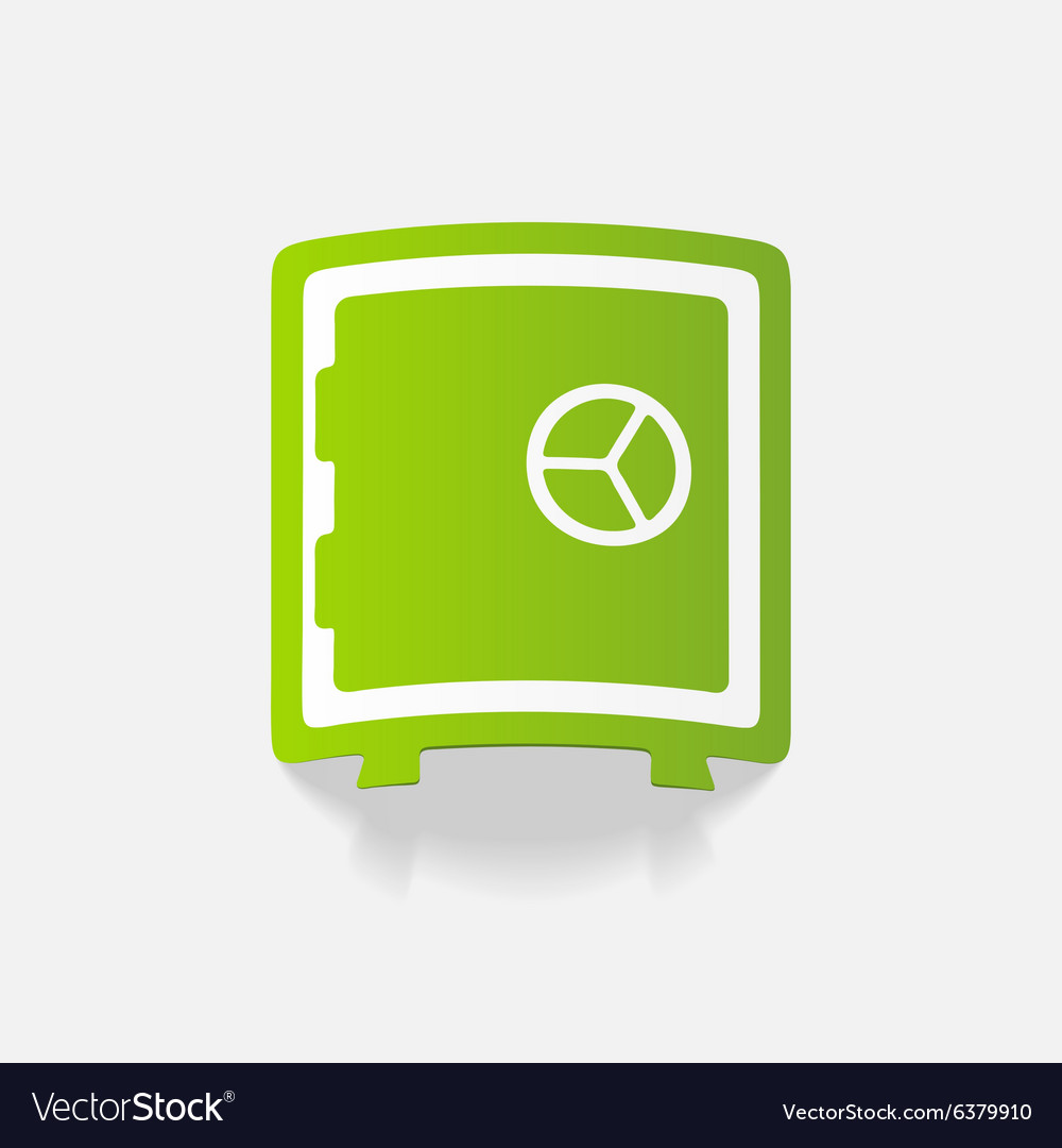 Realistic design element safe