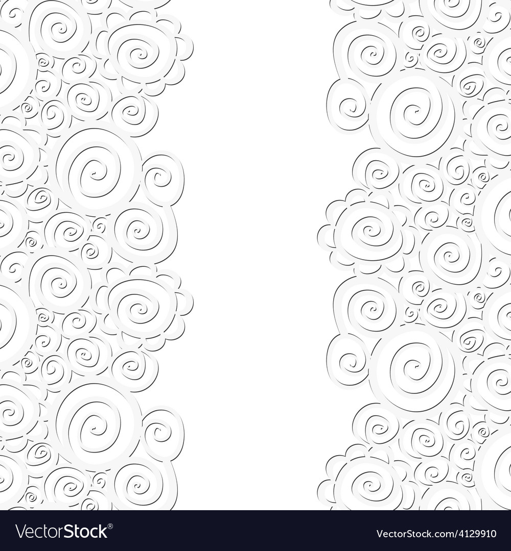 Seamless abstract curly wave pattern