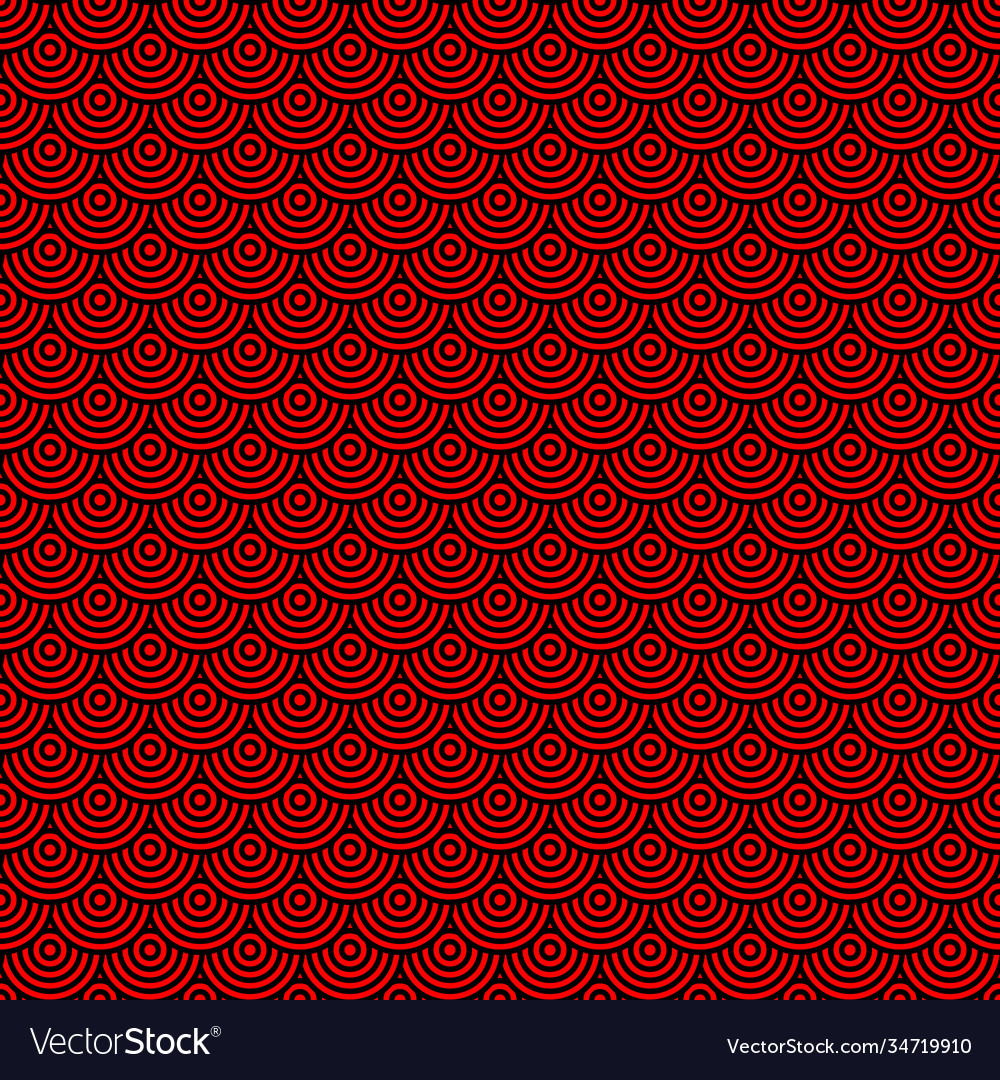 Seamless pattern thin lines concentric