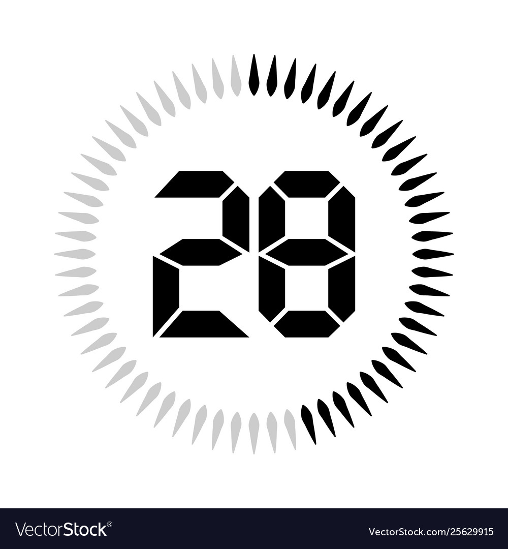 28 minutes or seconds timer