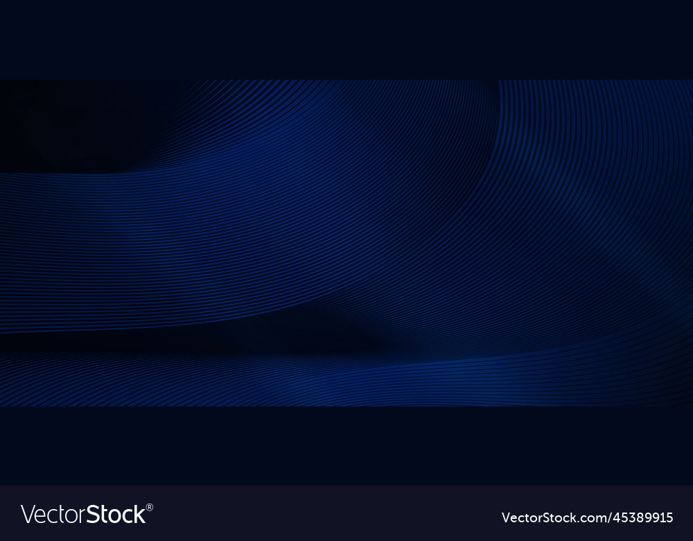 Abstract background horizontal wave lines design vector image Abstract background horizontal wave lines design