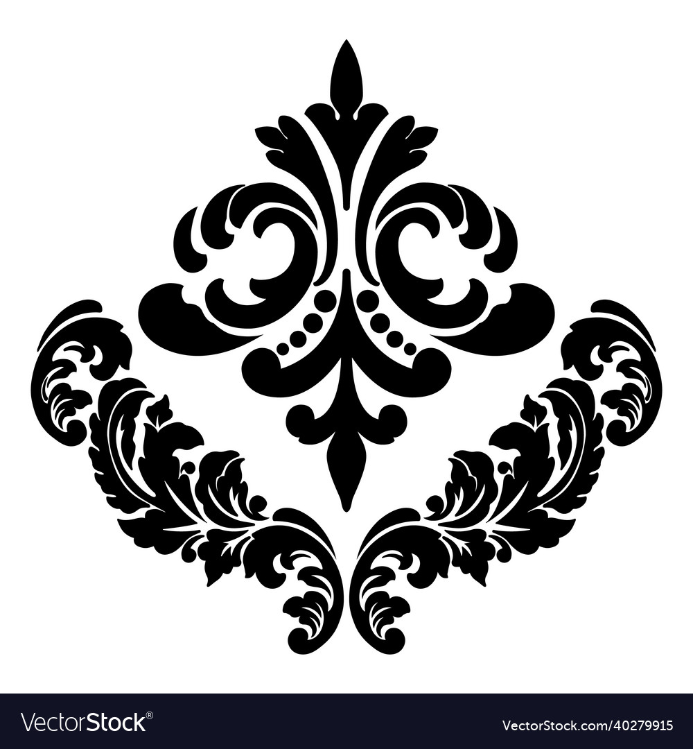 Damask Floral Ornament