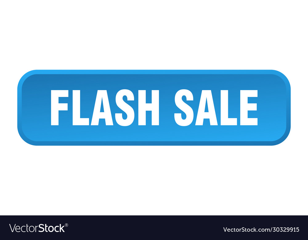 Flash sale button square 3d push