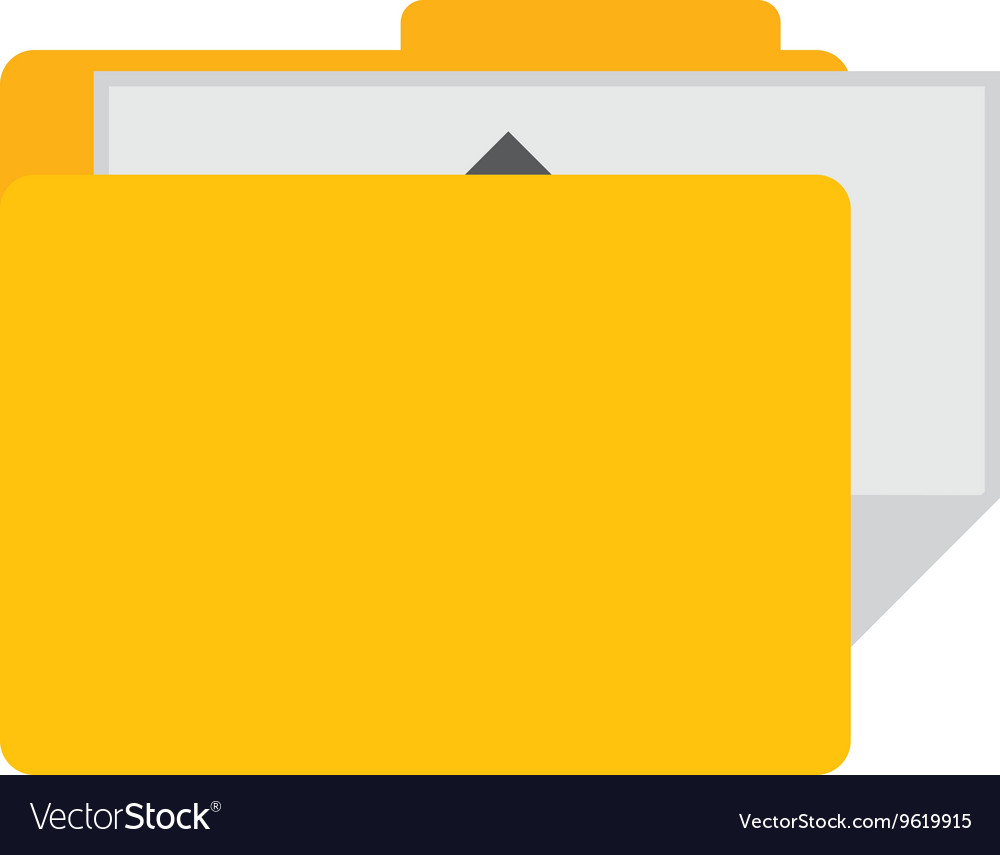 Folder isolated icon design