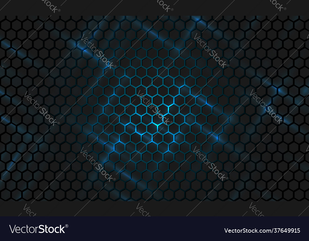 Hexagonal Tech Abstract Background
