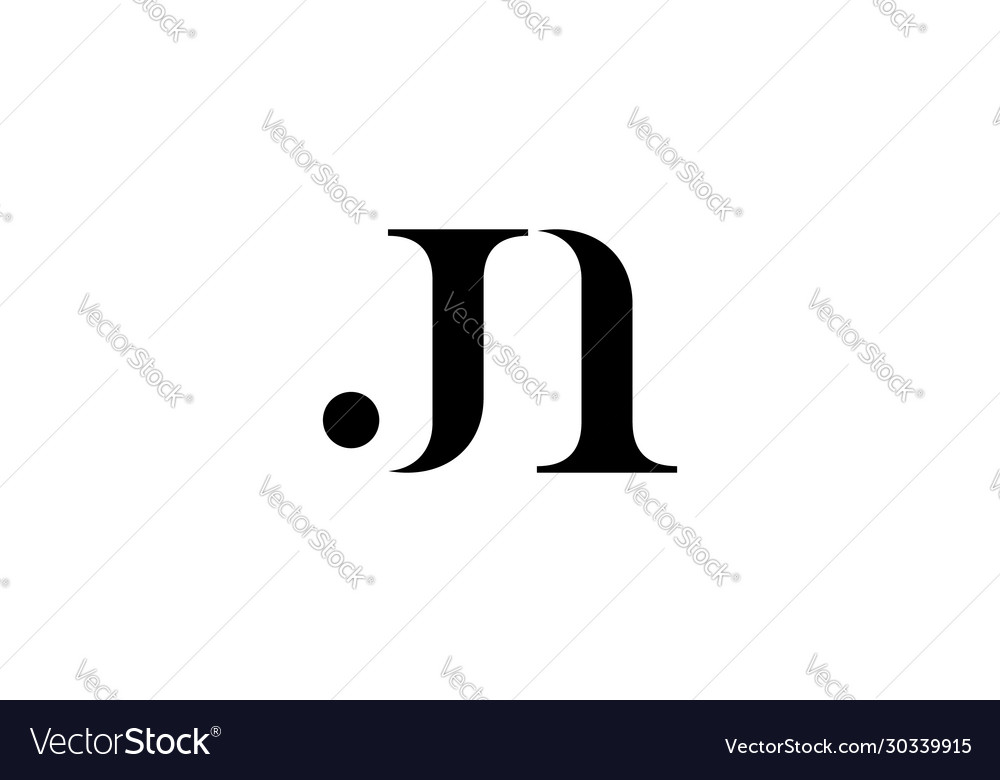 Letter j and number 1 logo design concept