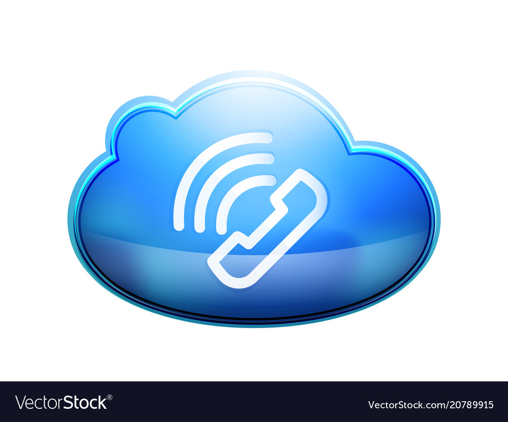 Phone support web button vector image Phone support web button