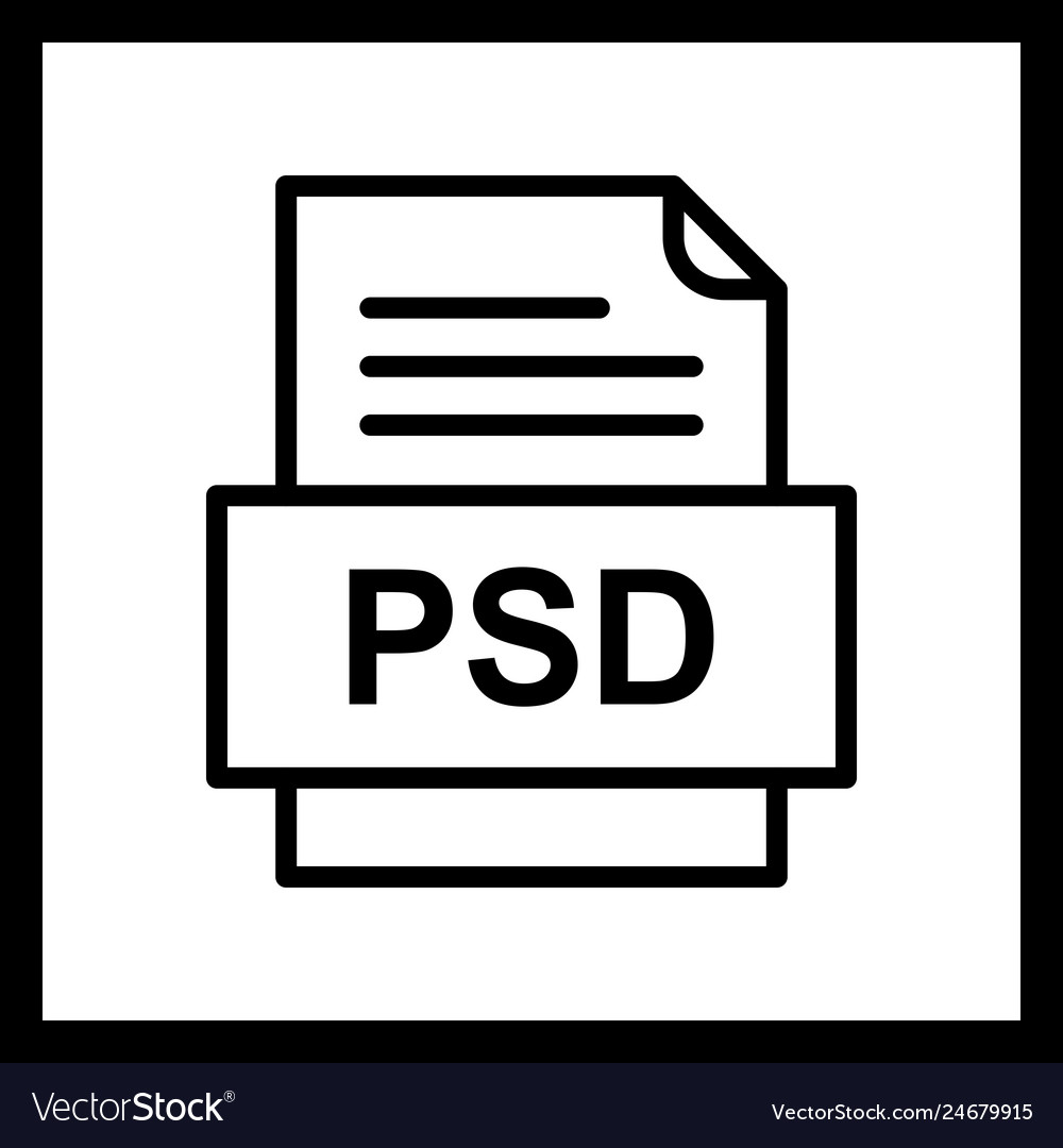 Psd file document icon