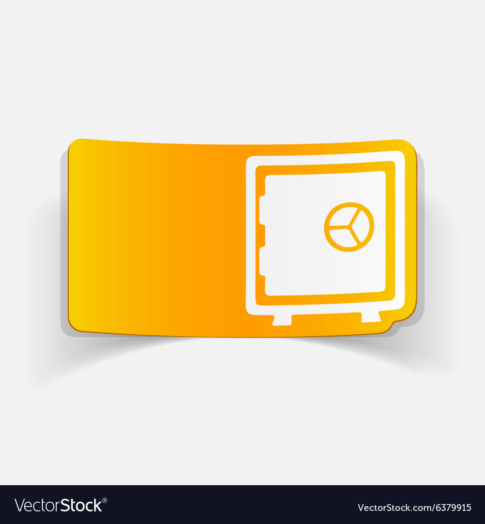 Realistic design element safe