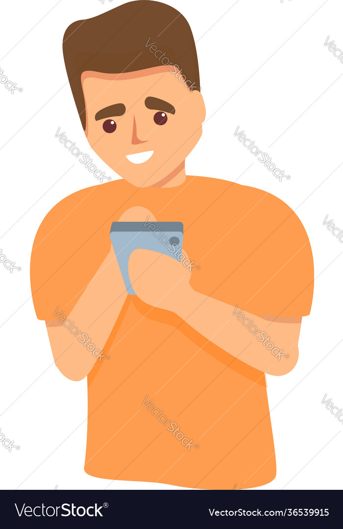Smartphone video call icon cartoon style Vector Image Smartphone video call icon cartoon style Vector Image