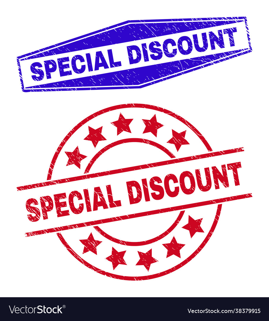 Special discount corroded badges in round