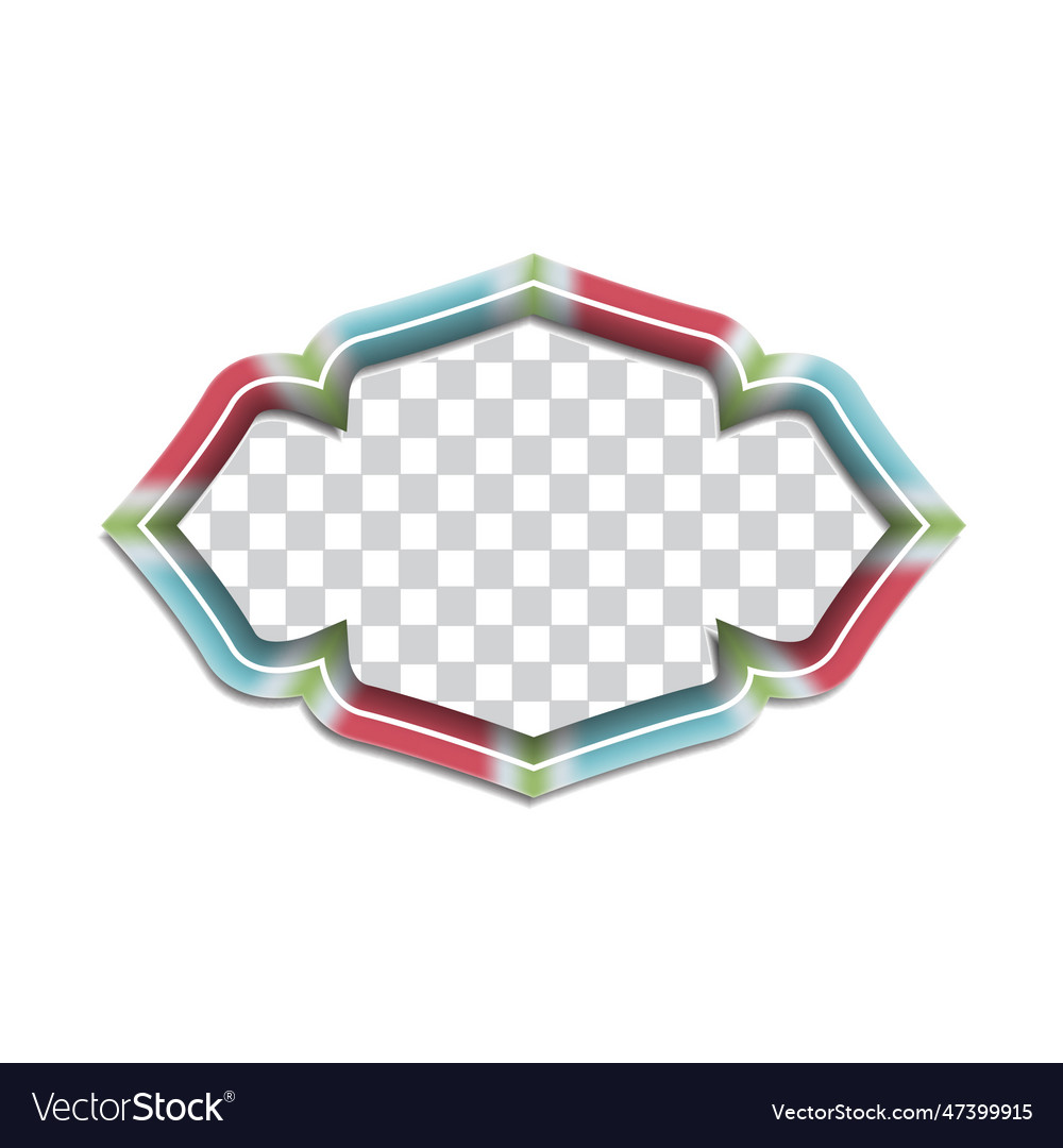Vibrant islamic frame border latest design
