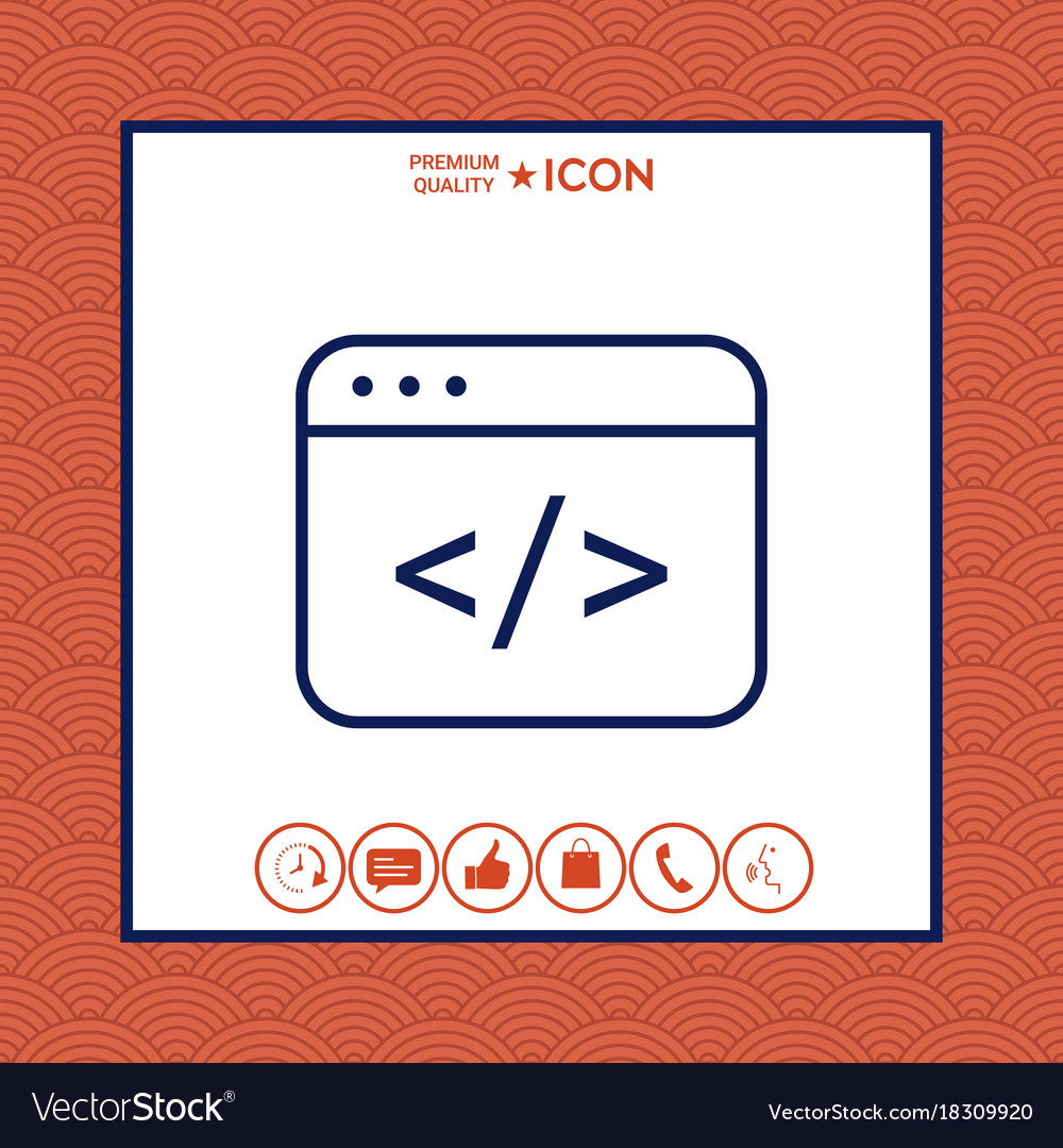 Code editor icon