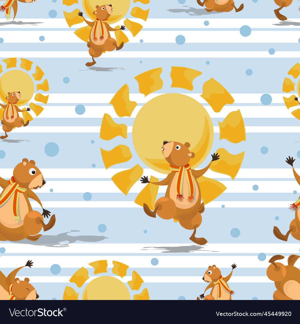 Groundhog Tag Hintergrund-Design mit dem Bild