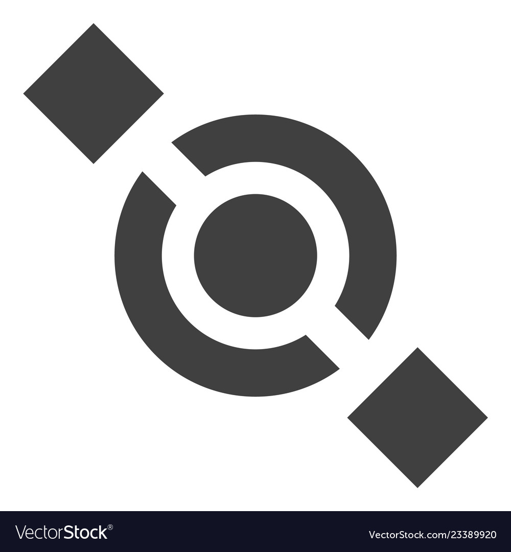 Joint node icon vector image Joint node icon
