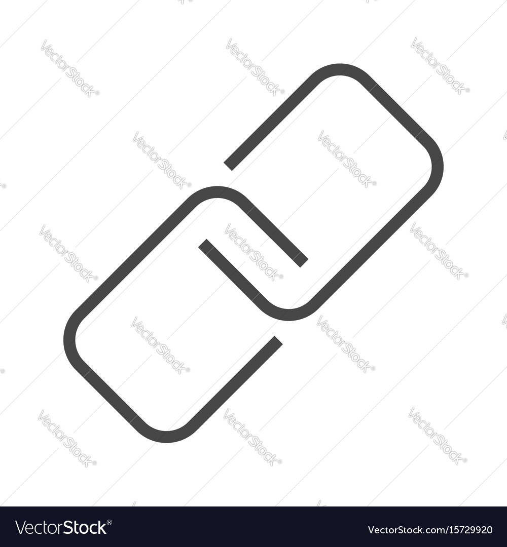 Linked Line Icon - Connection Symbol