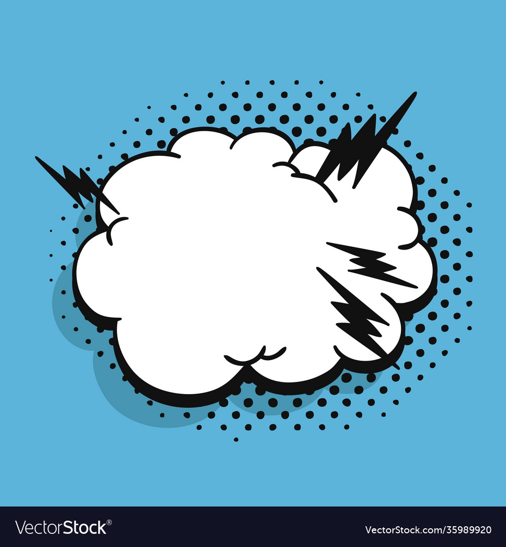 Set pop art speech bubbles without text vector image Set pop art speech bubbles without text