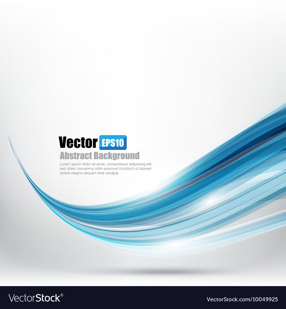 Abstract background light blue curve and wave