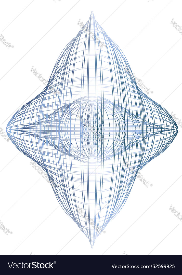Abstract guilloched object color isolated