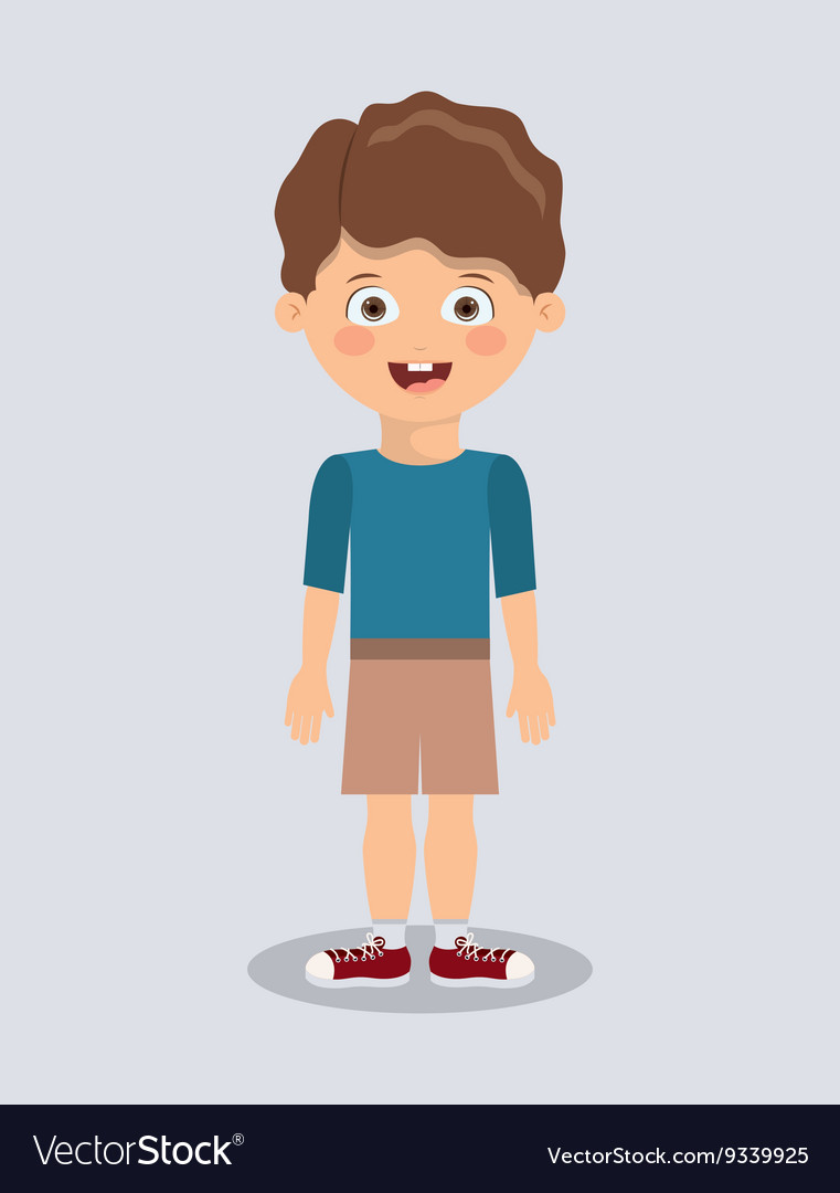 The boy is standing. Мальчик иллюстрация дизайн. Мальчик стоит повернувшисьнарисовать.