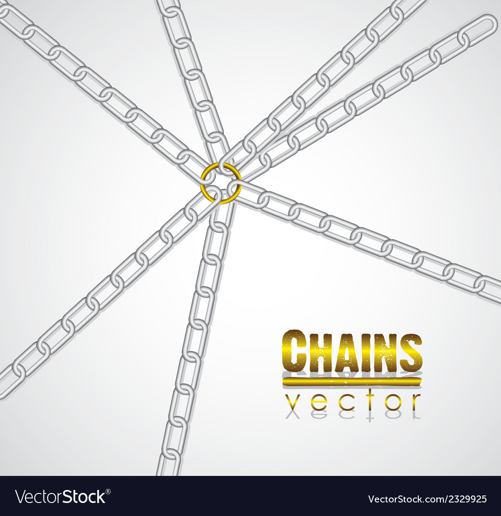 Chains linked by golden link in the center