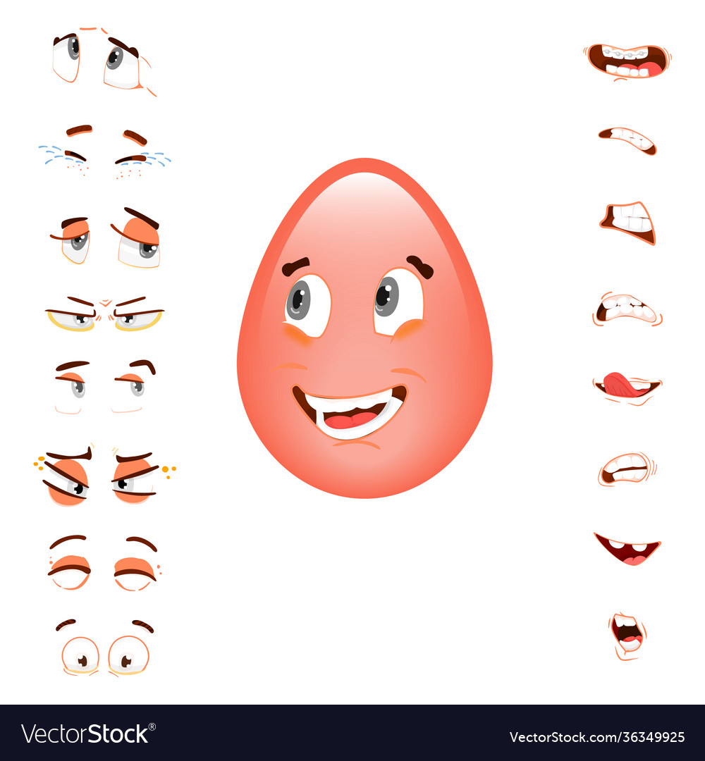 Emotion constructor for easter egg character