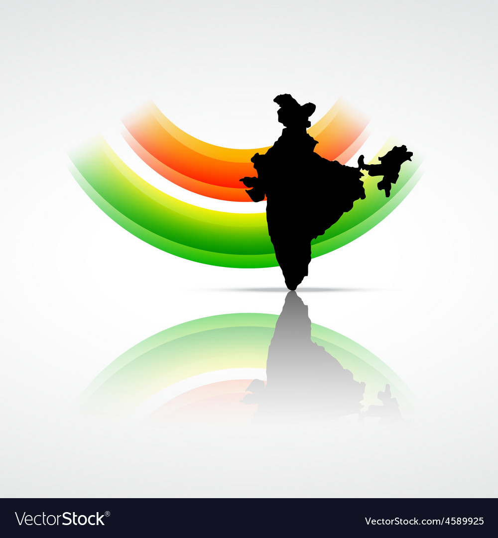 Flag Of India Royalty Free Vector Image Vectorstock Flag Of India Royalty Free Vector Image Vectorstock