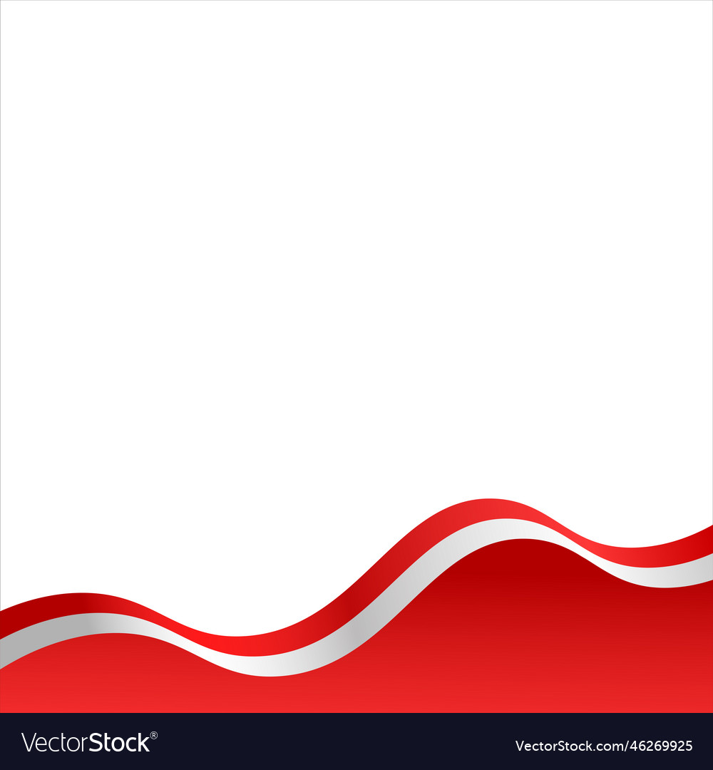 Indonesia flag border Royalty Free Vector Image