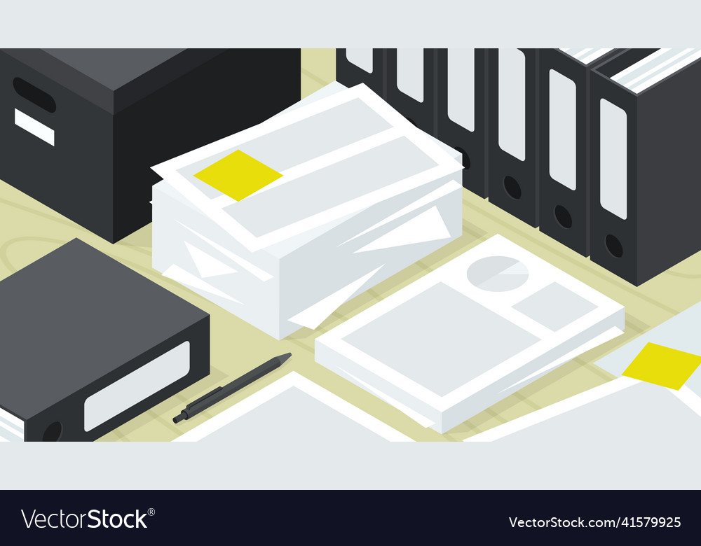 Isometric paper database storage