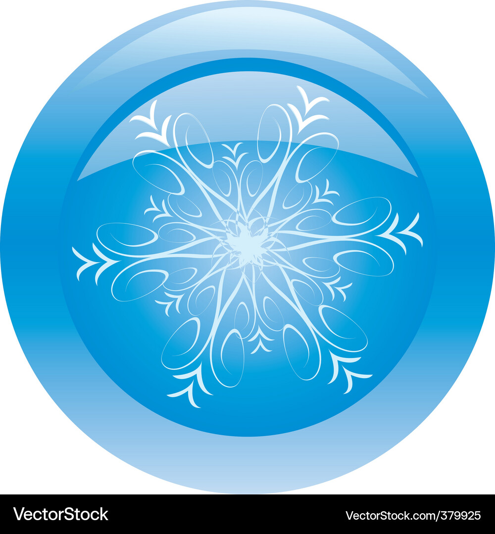 Snowflakes frame Royalty Free Vector Image - VectorStock