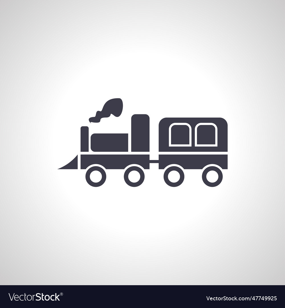 Train toy icon