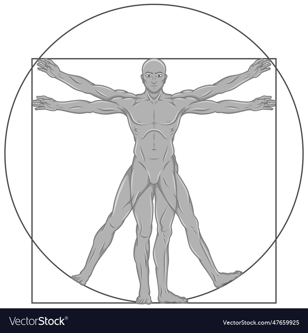 Vitruvian man design