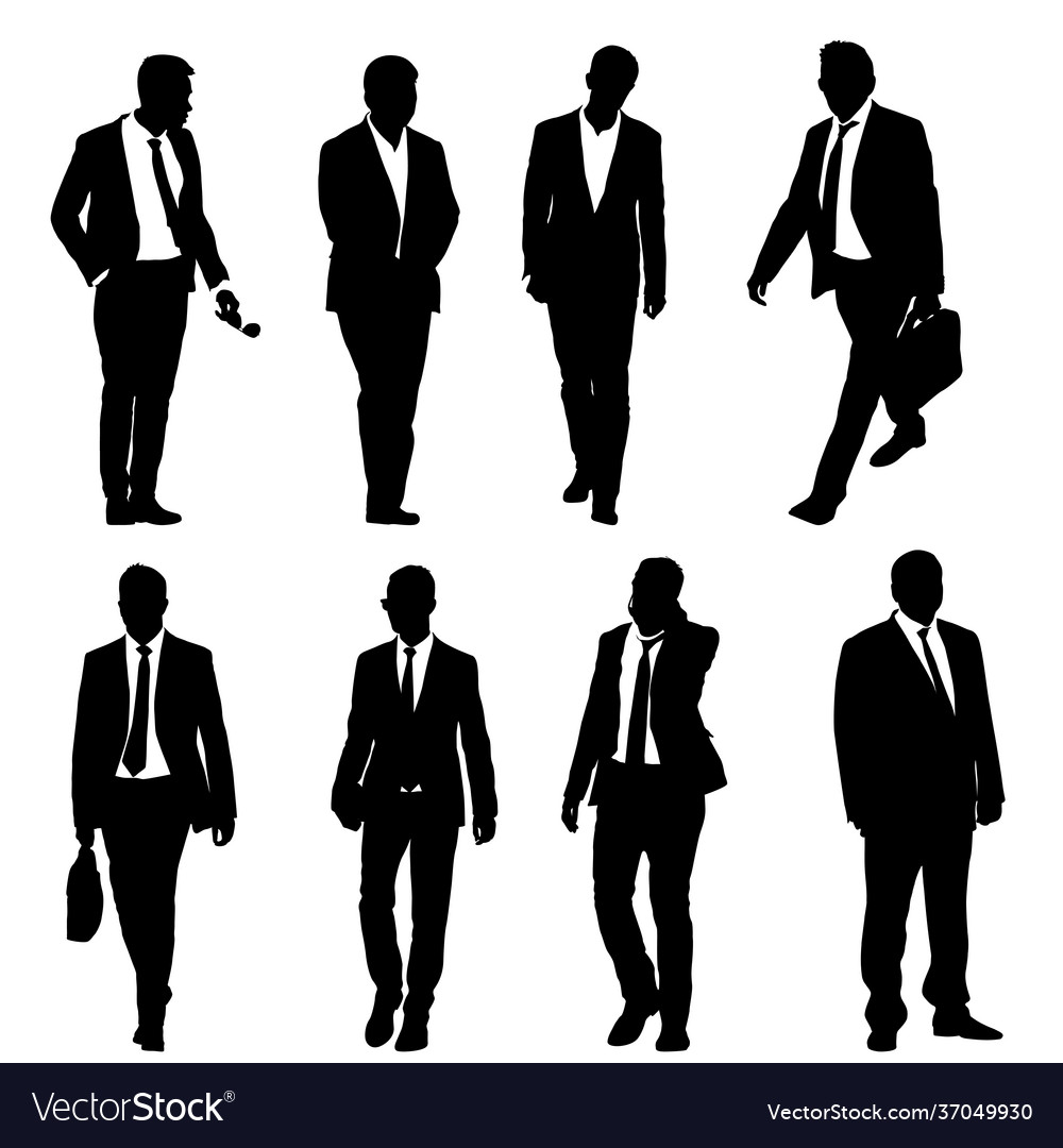Businessman Silhouette in Suit