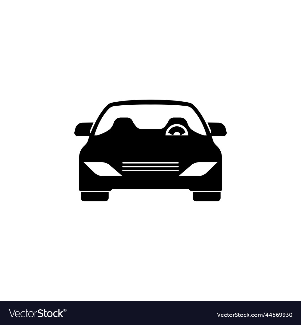 White car icon Royalty Free Vector Image - VectorStock