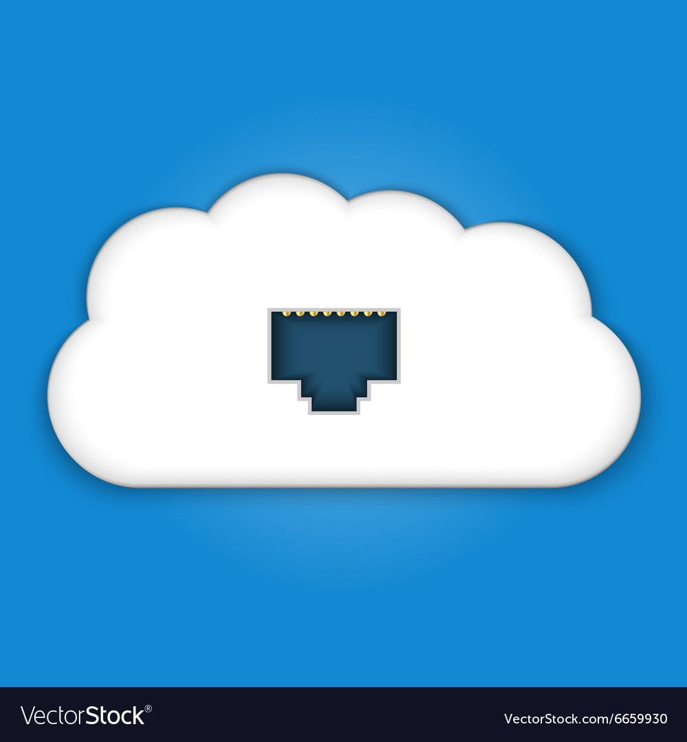 Cloud computing concept