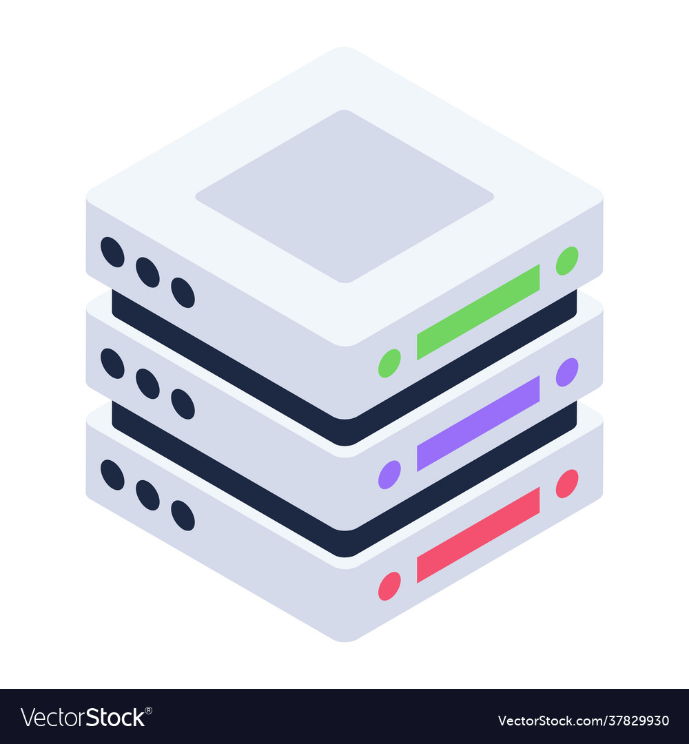 Data server Royalty Free Vector Image - VectorStock