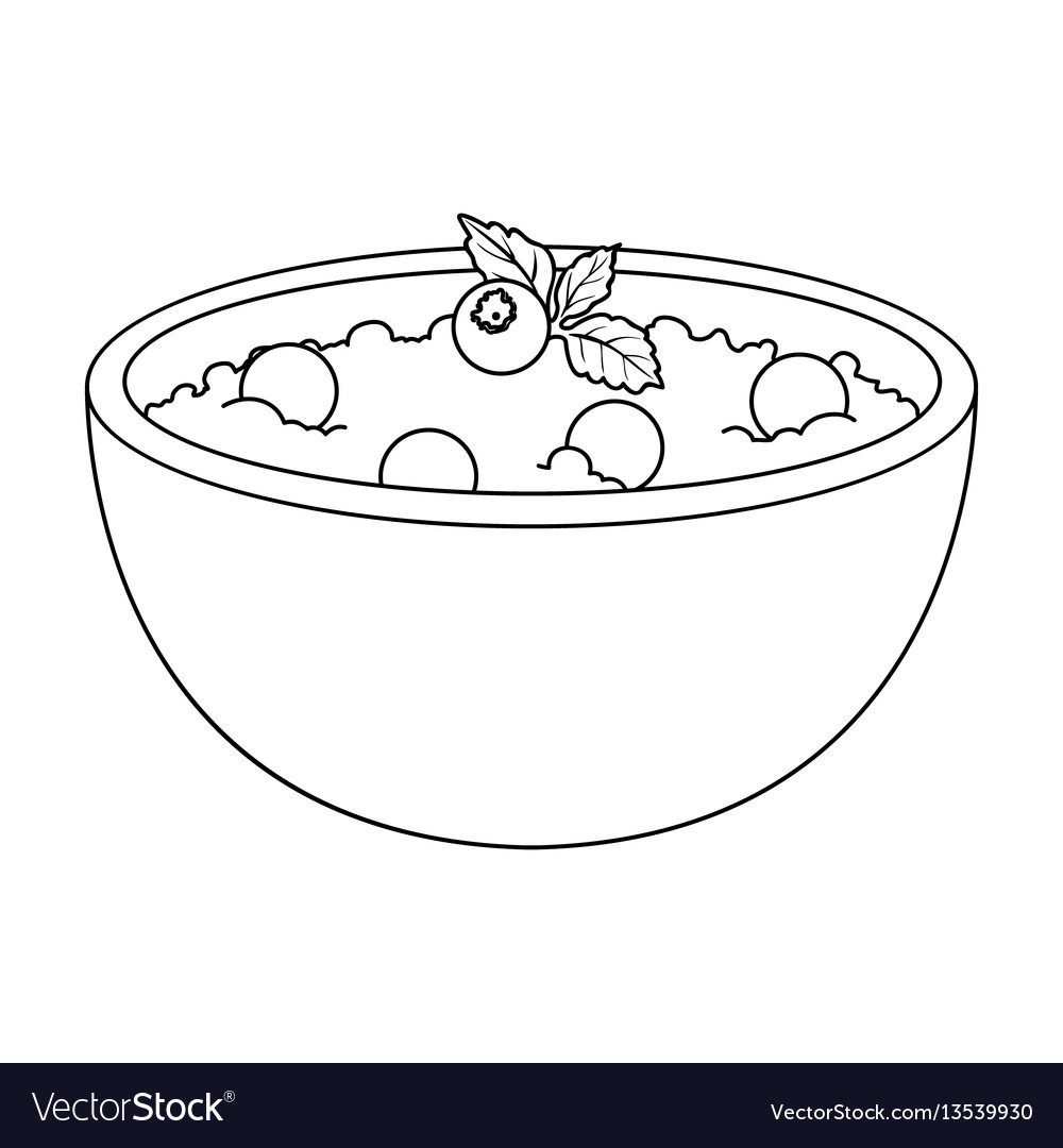 Köstliche vegetarische Porridgeporridge