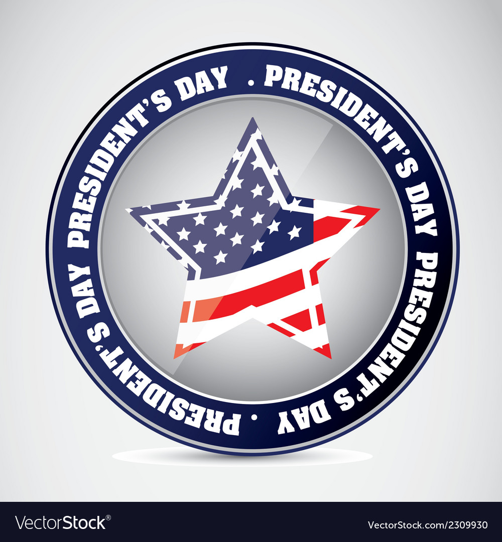 Poster presidents day in united states america