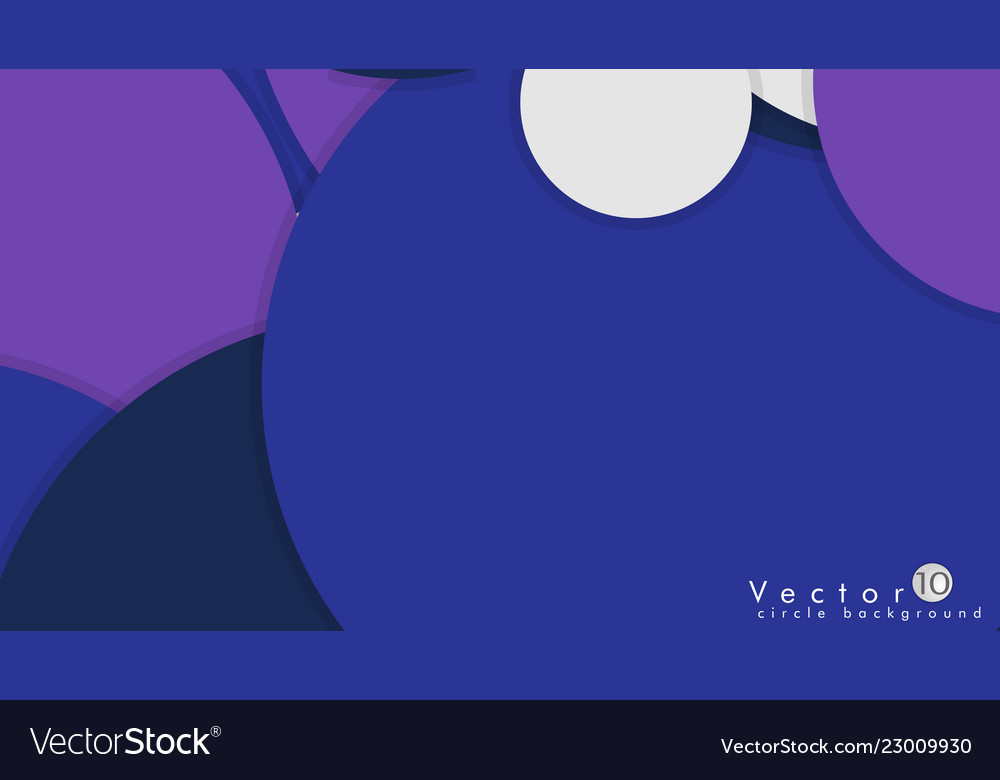 Simple and colorful circles background design vector image Simple and colorful circles background design