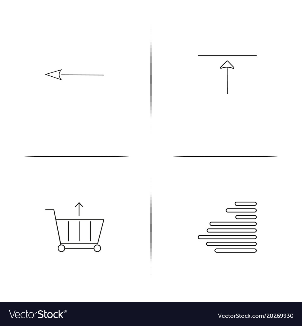 Web linear simple icon setoutline icons