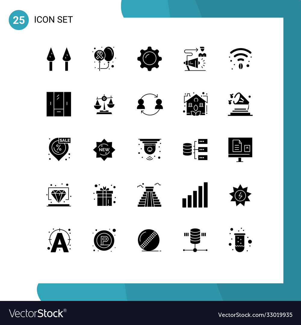 25 creative icons modern signs and symbols