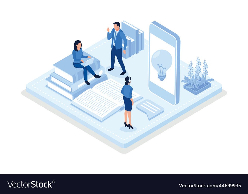 Charaktere die nach Liste und kreativem Tagebuch ausfüllen vector image Charaktere die nach Liste und kreativem Tagebuch ausfüllen