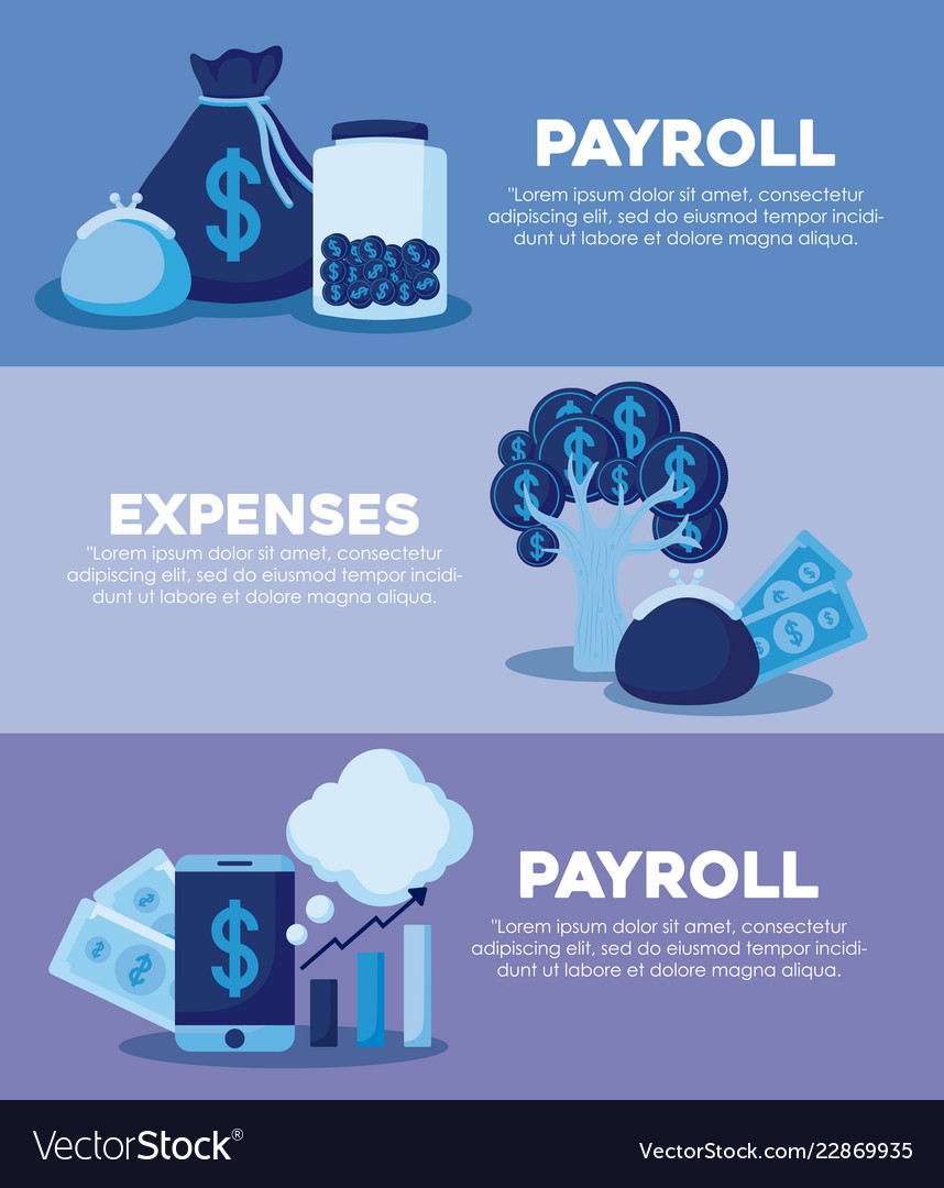 Coins tree with set icons economy finance