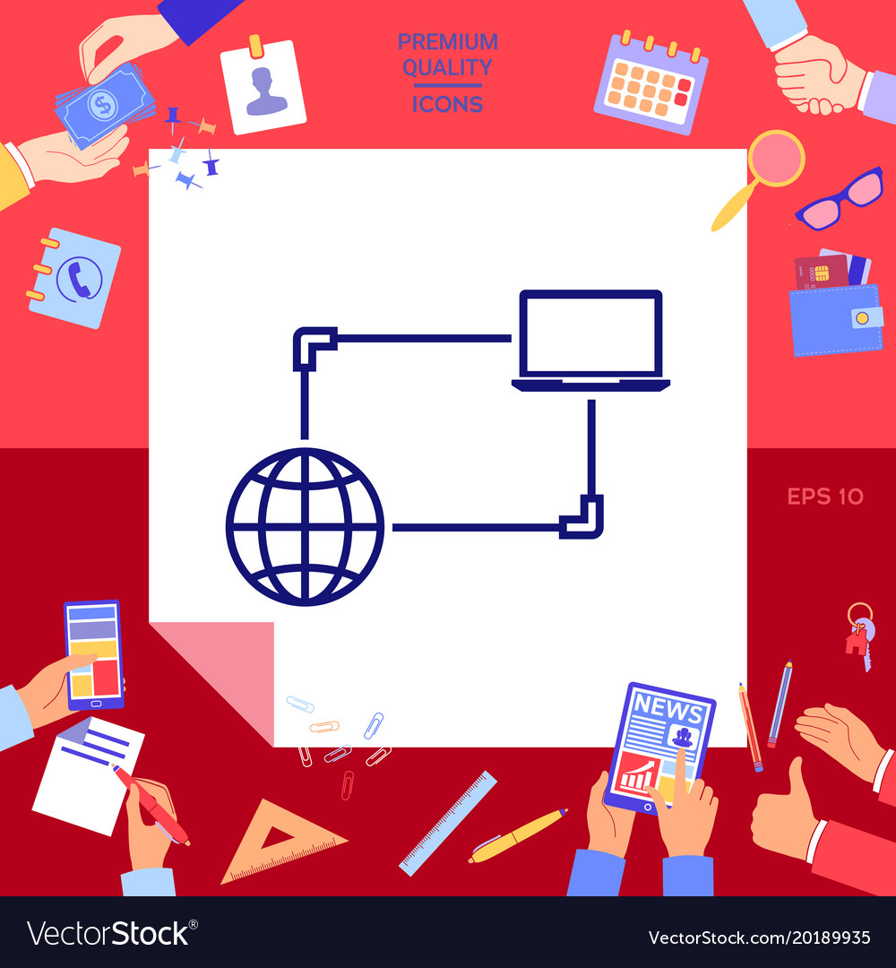 Internet connection data exchange transfer