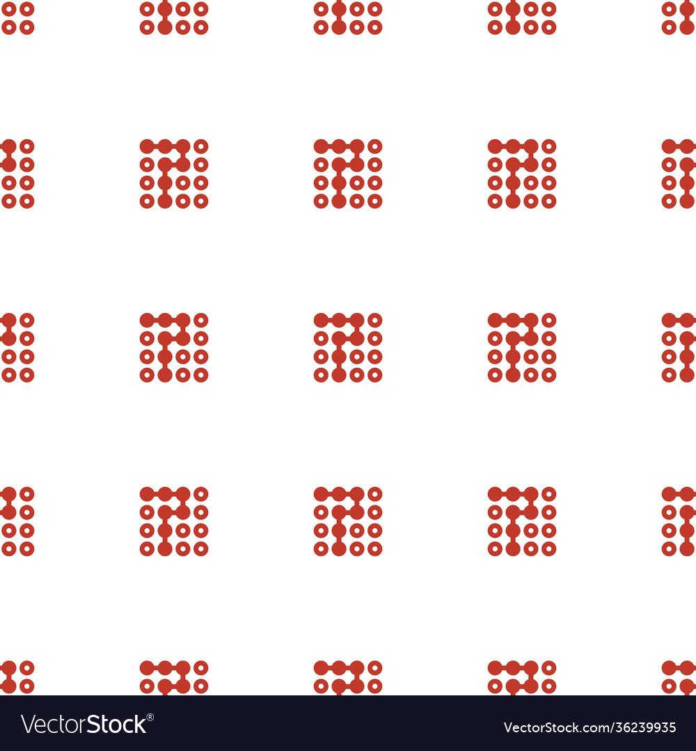 Labyrinth icon pattern seamless white background