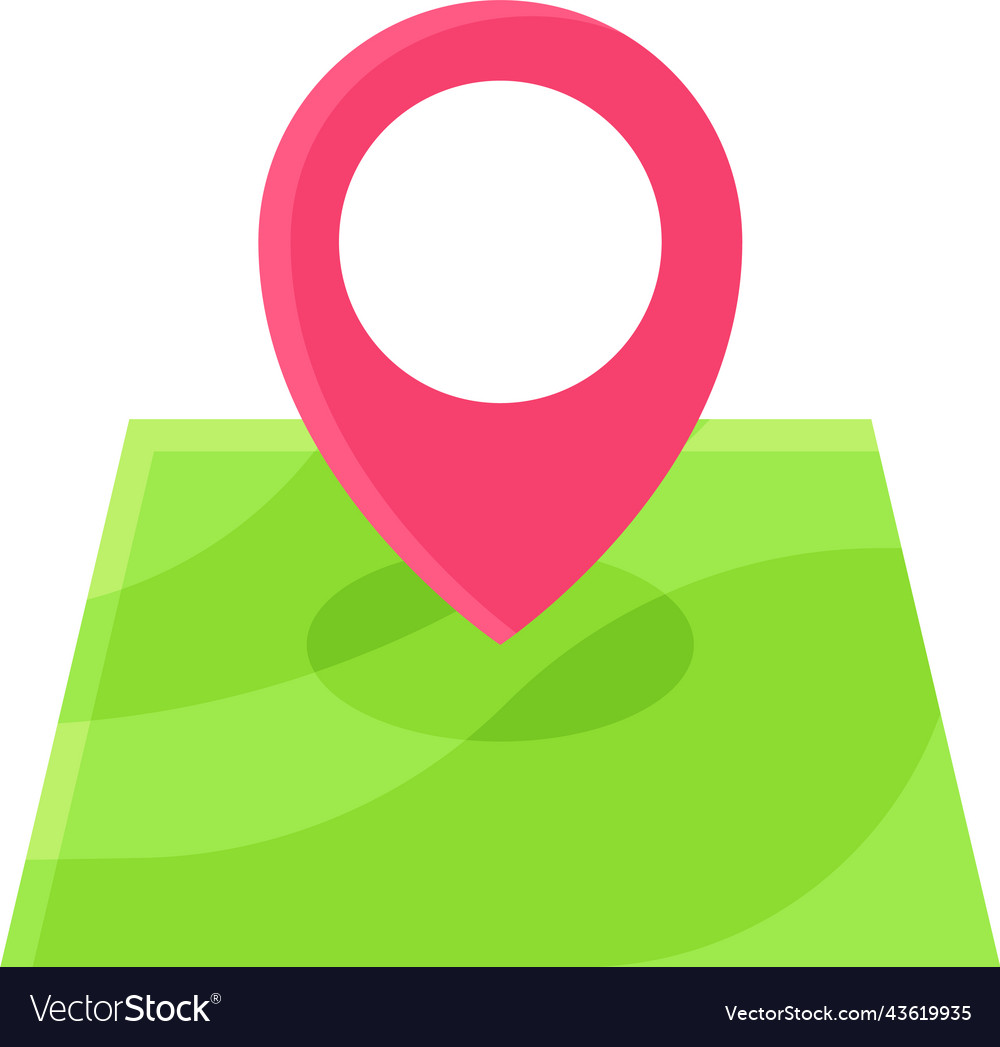 Map pin icon location and navigation