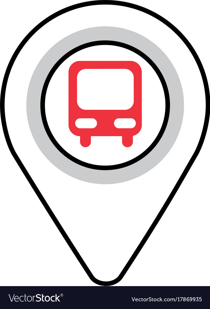 Bus Map Symbol