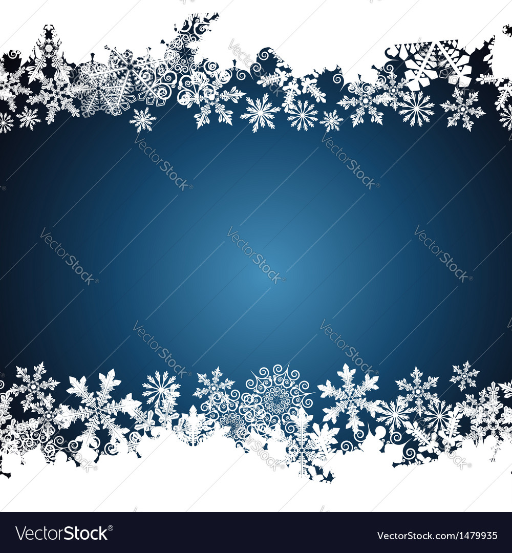 Snowflake Christmas Border