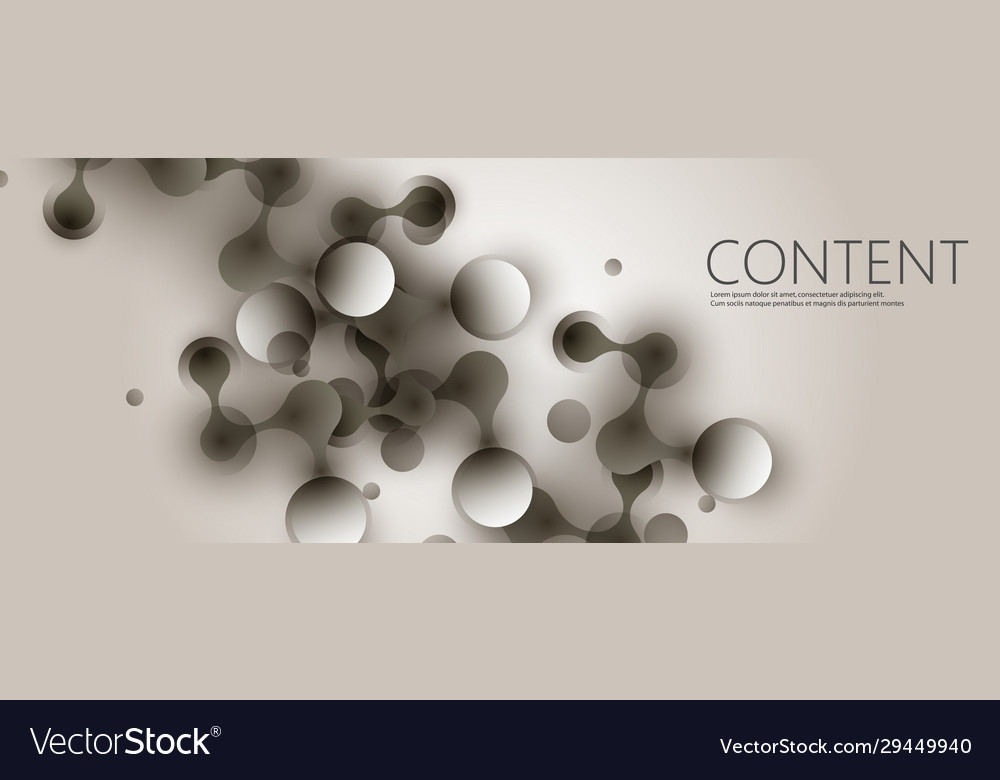 Abstract pattern molecule connection design Vector Image Abstract pattern molecule connection design